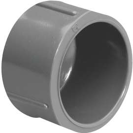 GENOVA 300 Series 301528 Pipe Cap, 2 in Slip Joint, Gray