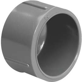 GENOVA 300 Series 301578 Pipe Cap, 3/4 in Slip Joint, Gray