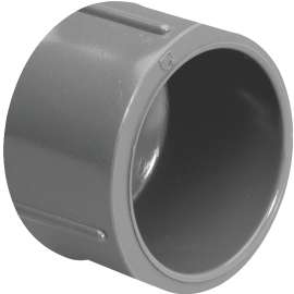 GENOVA 300 Series 301588 Pipe Cap, 1 in Slip Joint, Gray