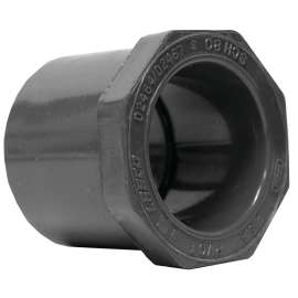 LASCO 837247BC Reducing Bushing, 2 x 1/2 in, Spigot x Slip, PVC, SCH 80 Schedule