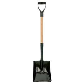 GARANT 80421 Shovel, 8-1/2 in W Blade, Steel Blade, Wood Handle, D-Grip Handle, 25-5/8 in L Handle