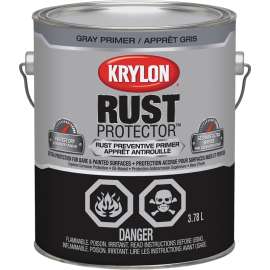 Krylon Rust Protector 469412000 Rust Preventive Primer, Gray, 946 ml