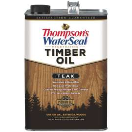 Thompson's WaterSeal TH.049831-16 Timber Oil, Teak, Liquid, 1 gal