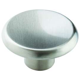 Amerock Allison Value Series BP69151G10 Cabinet Knob, 3/4 in Projection, Zinc, Satin Nickel