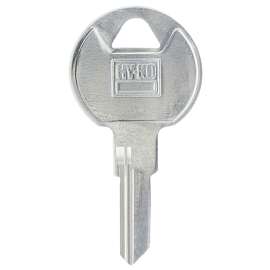 HY-KO 11010TM8 Key Blank, Brass, Nickel-Plated, For: Trimark TM8 Locks