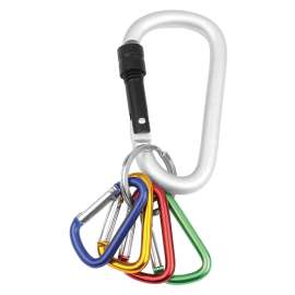 HY-KO 2GO Series KC602 Locking Carabiner Set
