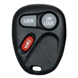 HY-KO 19GM800S Fob Shell, 3-Button, Plastic, Black