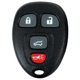 HY-KO 19GM803S Fob Shell, 4-Button, Plastic, Black