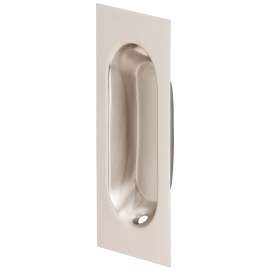 Schlage Ives Series 223B15 Oval Pull, 1-5/16 in W, 14/32 in D, 3-9/16 in H, Brass, Satin Nickel