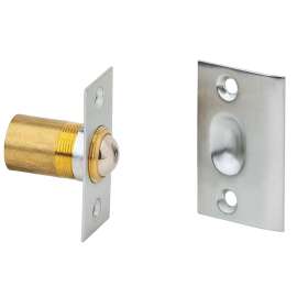 Schlage 347B26D Ball Catch, Brass, Satin Chrome