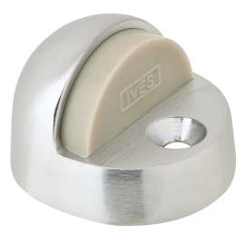 Schlage 438B26D Door Stop, 4 in Projection, Satin Chrome