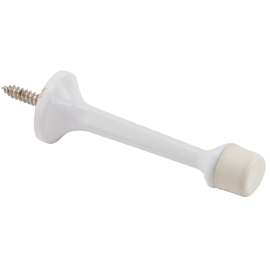 Schlage Ives Series 61A-W Base Door Stop, 7/8 in Dia Base, 3-1/8 in Projection, Aluminum
