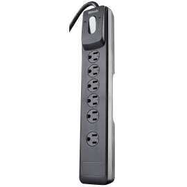 Woods 41494 Surge Protector, 120 VAC, 15 A, 6 -Outlet, 1440 J Energy, Black
