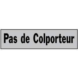 Hy-Ko 27015 Sign, NO LOITERING, Plastic, 2 x 8 in Dimensions