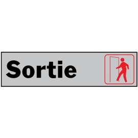 Hy-Ko 27007 Sign, EXIT, Plastic, 2 x 8 in Dimensions