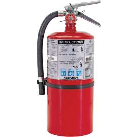 FIRST ALERT PRO10 Rechargeable Fire Extinguisher, 10 lb Capacity, Monoammonium Phosphate, 4-A:60-B:C Class