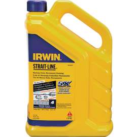 IRWIN 4935524 Marking Chalk Refill, Indigo Blue, Permanent
