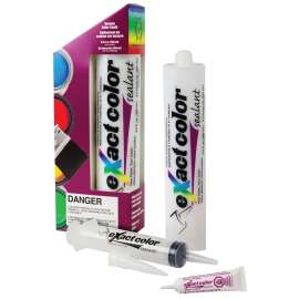 eXact Color 12810 Acrylic Latex Sealant, White, 4 to 5 days Curing, 40 to 90 deg F, 9.5 fl-oz Cartridge
