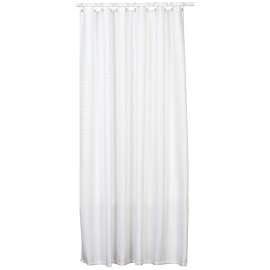 Zenna Home H21WW04 Shower Curtain, 72 in L, 70 in W, Polyester, White