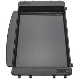 Weber 7658 Griddler, Cast Iron, Black, Porcelain-Enameled