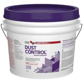 Sheetrock Dust Control 380163 Drywall Compound, Paste, Off-White