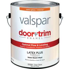 Valspar 83081 Series 045.0083084.007 Door and Trim Enamel, Clear, 1 gal