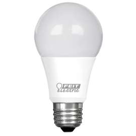 Feit Electric OM60/850/LED/CAN LED Bulb, General Purpose, A19 Lamp, 60 W Equivalent, E26 Lamp Base, Dimmable