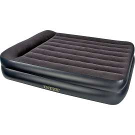 INTEX Dura-Beam 64423E Pillow Rest Raised Airbed Mattress, Blue