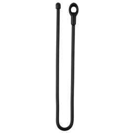 Gear Tie Loopable GLS12-01-2R7 Twist Tie, Rubber, Black