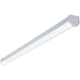 Metalux 4SLSTP2040DD-120V Striplight, 0.19 A, 120 V, 23 W, LED Lamp, 2000 Lumens, 4000 K Color Temp, Steel Fixture