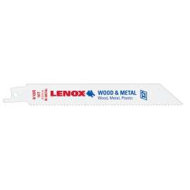 Lenox 22761OSB610R Reciprocating Saw Blade, 3/4 in W, 6 in L, 10 TPI, HSS Cutting Edge