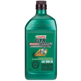 Castrol GTX 00017-38 High-Mileage Motor Oil, 10W-30, 1 L
