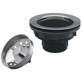 Belanger PPC66-5 Kitchen Basket Strainer, Plastic, For: 3-1/2 in Dia Opening Sink