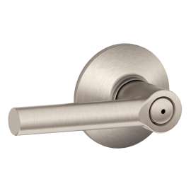 Schlage Broadway Series F40VBRW619 Privacy Door Lever, Metal, Satin Nickel