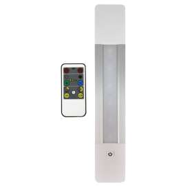 AmerTac Bria Series BL-BR33R-SW Bar Light, LED Lamp, 100 Lumens, 3000 K Color Temp, Plastic Fixture