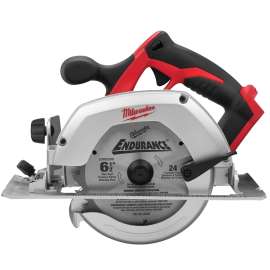 Milwaukee 2630-20 Circular Saw, Tool Only, 18 V, 2.8 Ah, 6-1/2 in Dia Blade, 50 deg Bevel