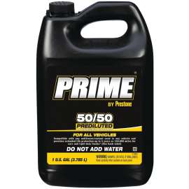 Prestone AF3100 Coolant, 1 gal, Yellow
