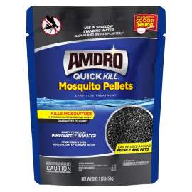 Amdro QUICK KILL 100530551 Mosquito Killer, Pellets, 1 lb
