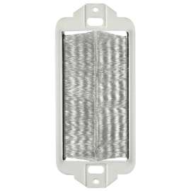 Decora 41075-DBW Brush Pass-through Insert, Plastic, White