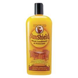 HOWARD SWAX16 Wood Conditioner, 16 oz Bottle, Yellow, Creamy Liquid, Orange
