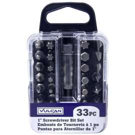 Vulcan 386360OR Screwdriver Bit Set, 33-Piece, Satin