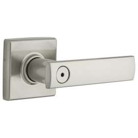 Weiser GLC331 VDL 15 SQT Privacy Door Lever, Satin Nickel