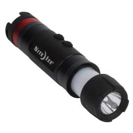 Nite Ize Radiant Series NL1B-01-R7 Flashlight, Mini, AA Battery, Alkaline Battery, LED Lamp, 80 Lumens, 2 hr Run Time