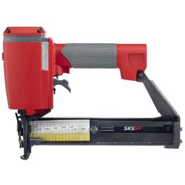 Senco 300184N Medium-Heavy Wire Stapler, 7/16 in W Crown, 3/4 to 1-1/2 in L Leg, 145 Magazine, 2.16 scfm Air