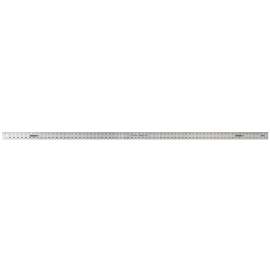 Johnson J72 Measuring Ruler, SAE Graduation, Aluminum, Clear, 2 in W