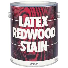 Valspar 057.7260-01.007 Latex Stain, Redwood, 1 gal