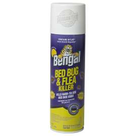 Bengal 87560 Bedbug and Flea Killer, Liquid, Spray Application, 17.5 oz Bottle