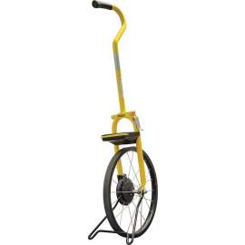 KESON MP401E Measuring Wheel, 9999.9 ft, 15-1/2 in Wheel, Steel Wheel, LCD Display, Steel, Orange
