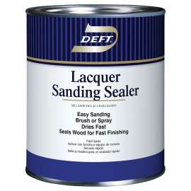 DEFT 015-04 Sanding Sealer, Clear, Liquid, 1 qt, Can