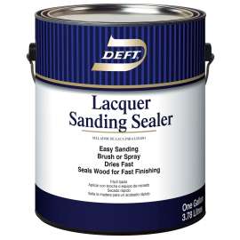 DEFT 015-01 Sanding Sealer, Clear, Liquid, 1 gal